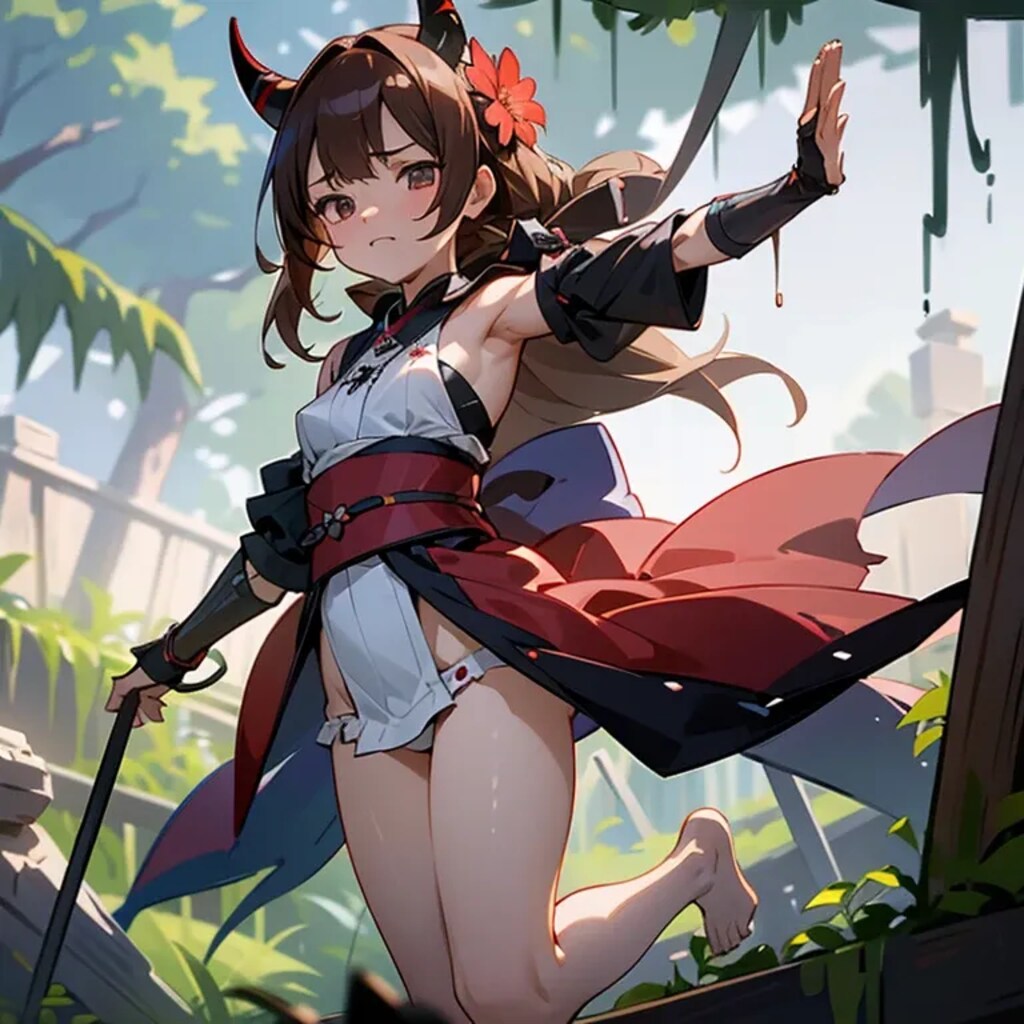 終わった世界の廃墟と少女３