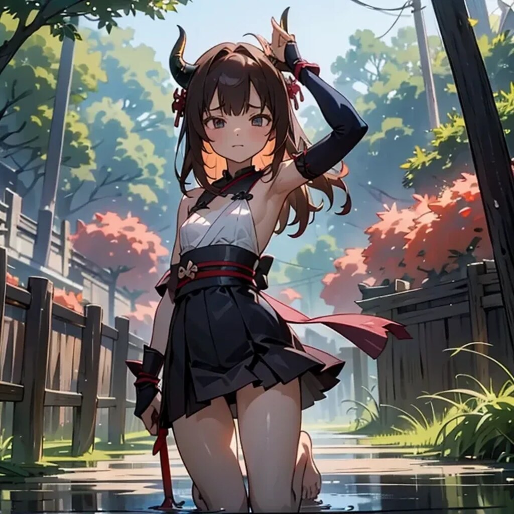 終わった世界の廃墟と少女３