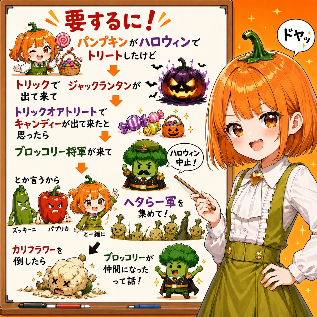 【回答】ハロウィンウォーズの始まりと結末