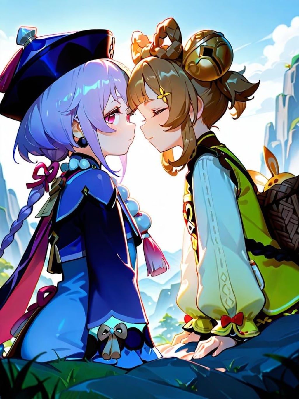 (原神)ヨーヨー✖️七七(青春)