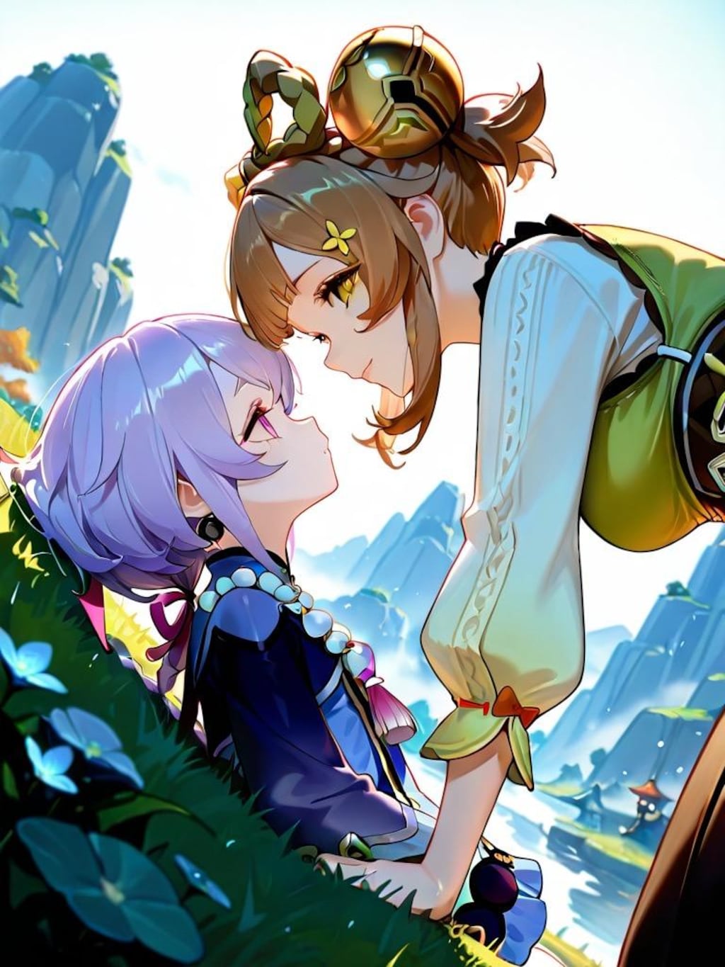 (原神)ヨーヨー✖️七七(青春)