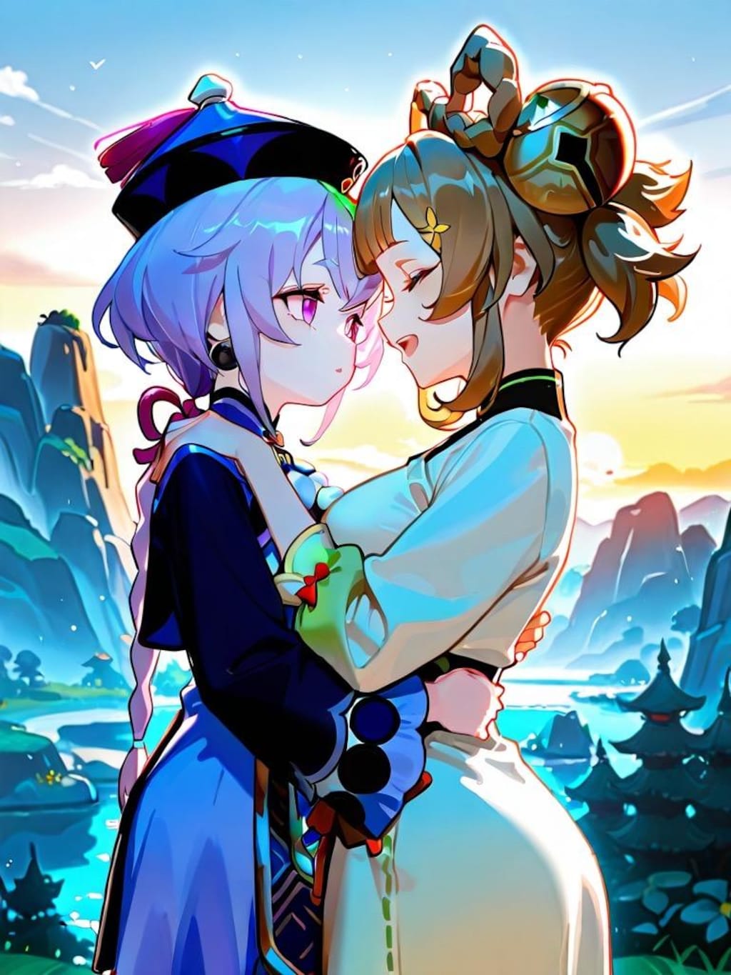 (原神)ヨーヨー✖️七七(青春)