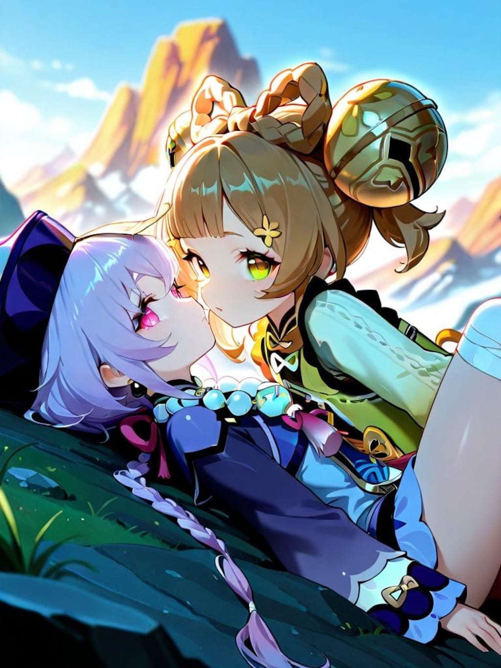 (原神)ヨーヨー✖️七七(青春)