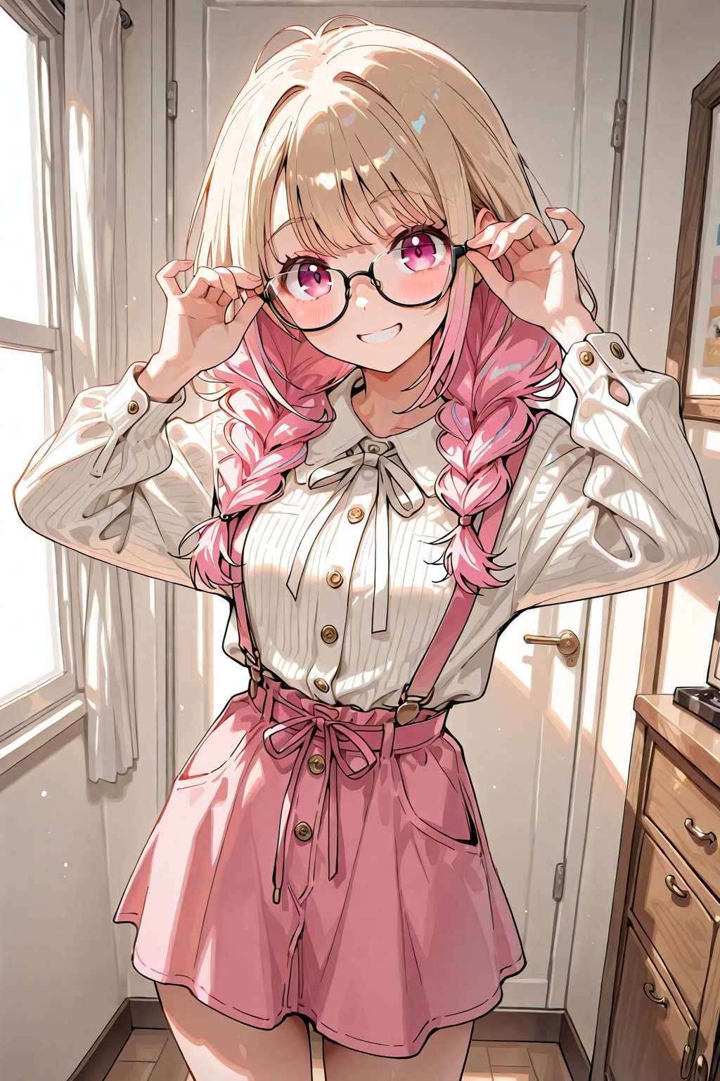 メガネ美少女