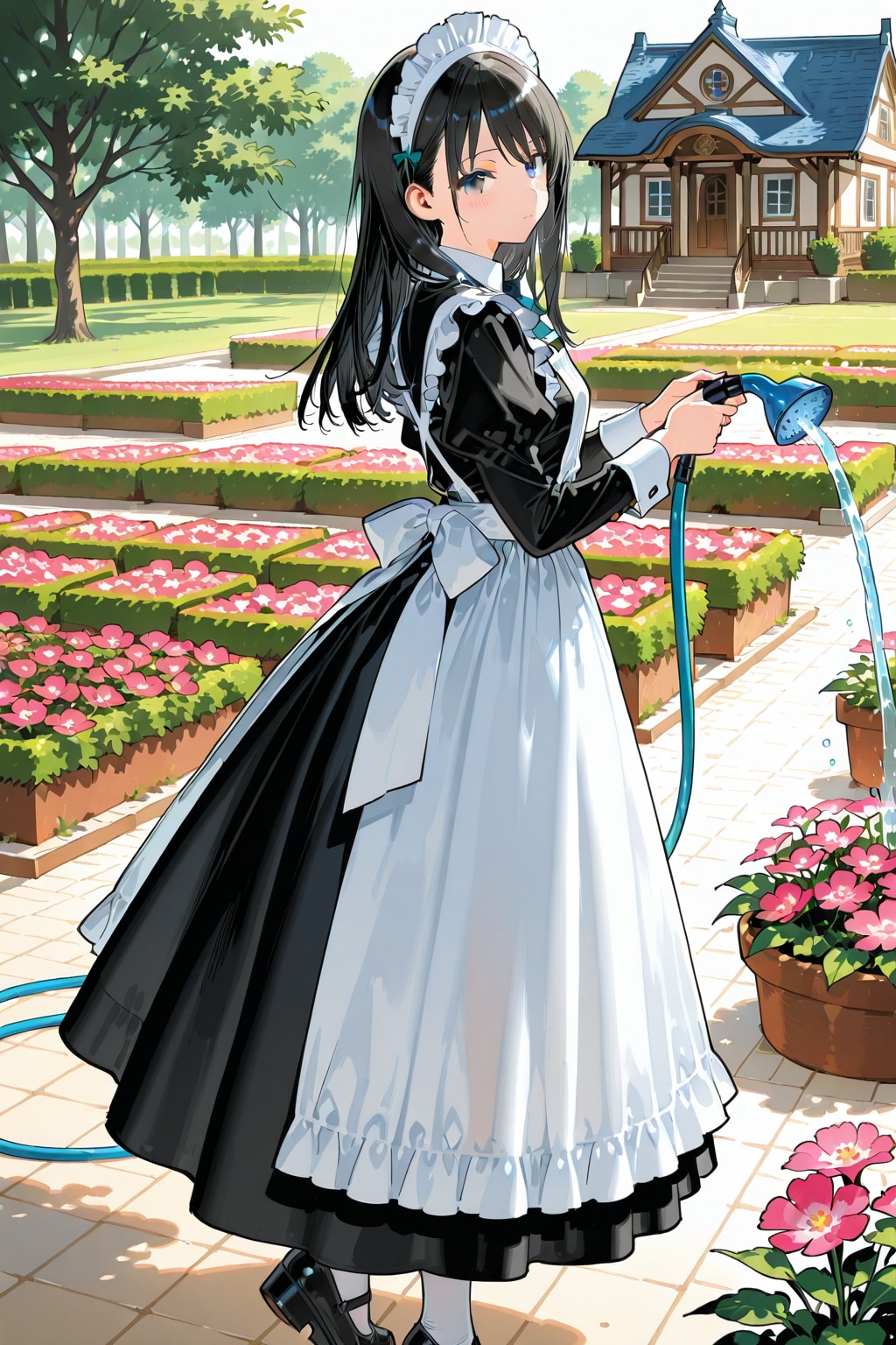 花壇の手入れ②