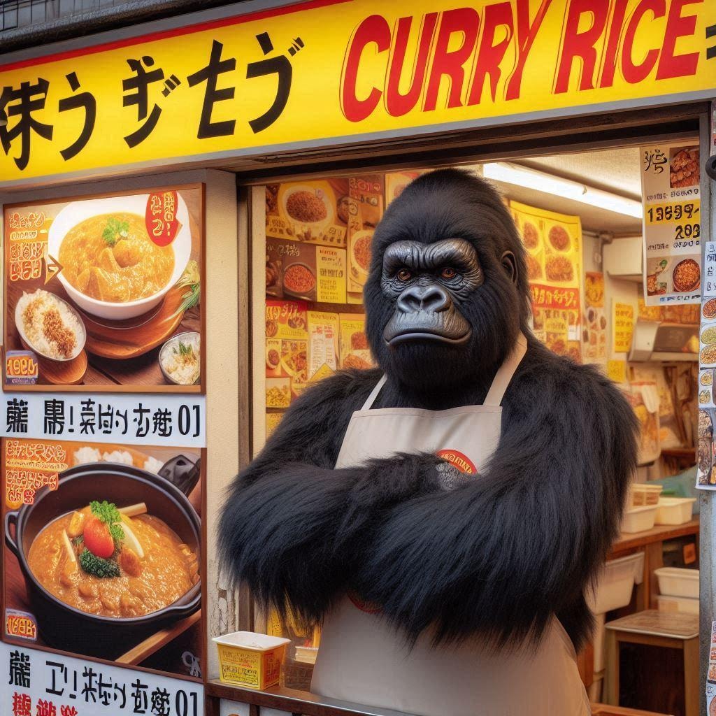 ゴリ押しゴリラカレー
