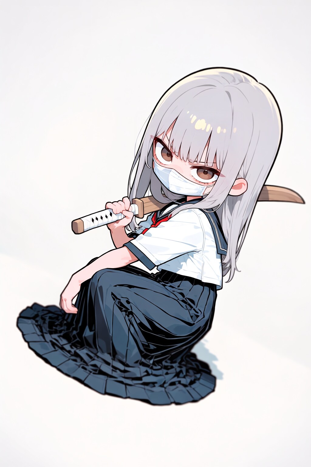 パパに会えない寂しさから…… | の人気AIイラスト・グラビア