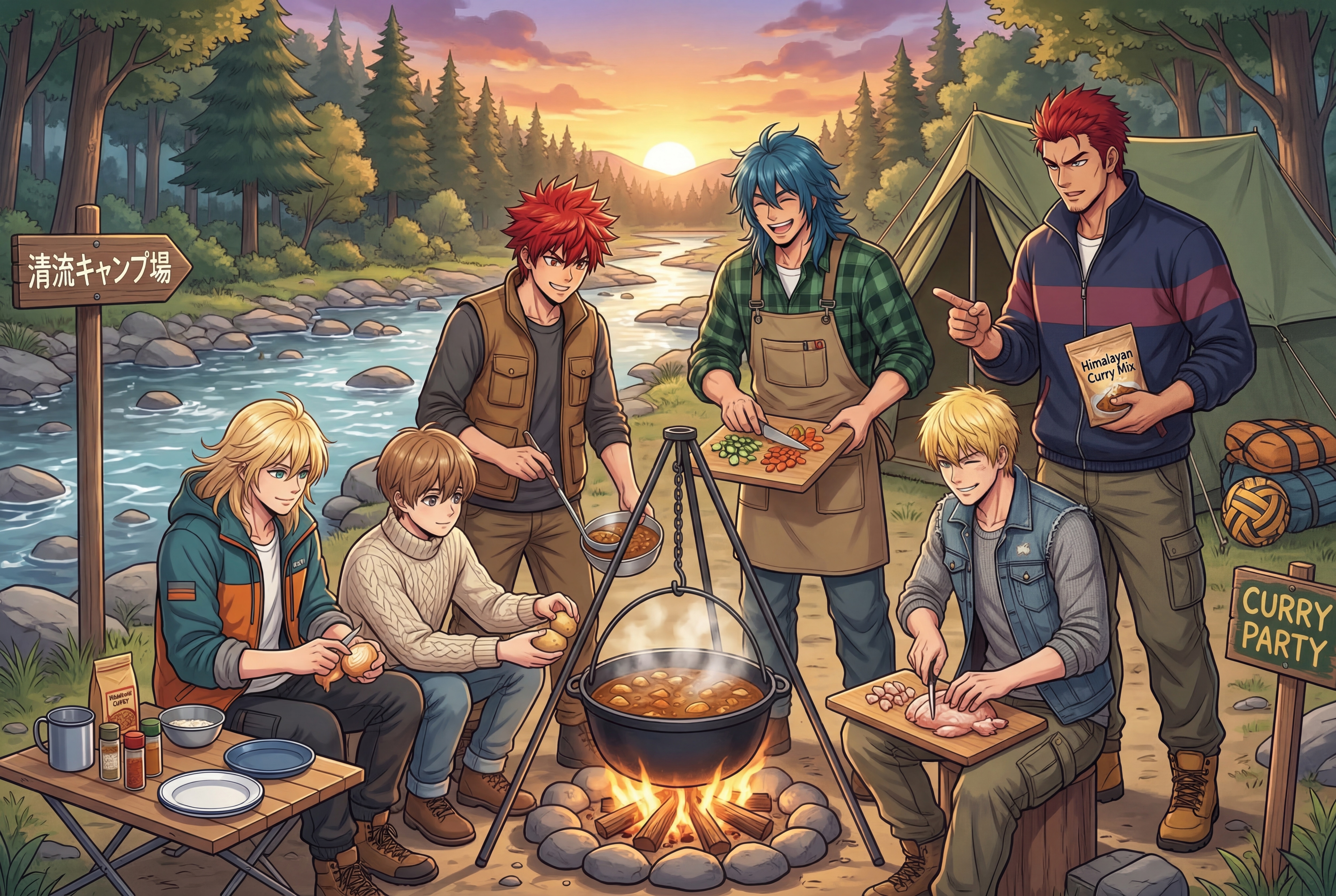 キャンプといえば | の人気AIイラスト・グラビア