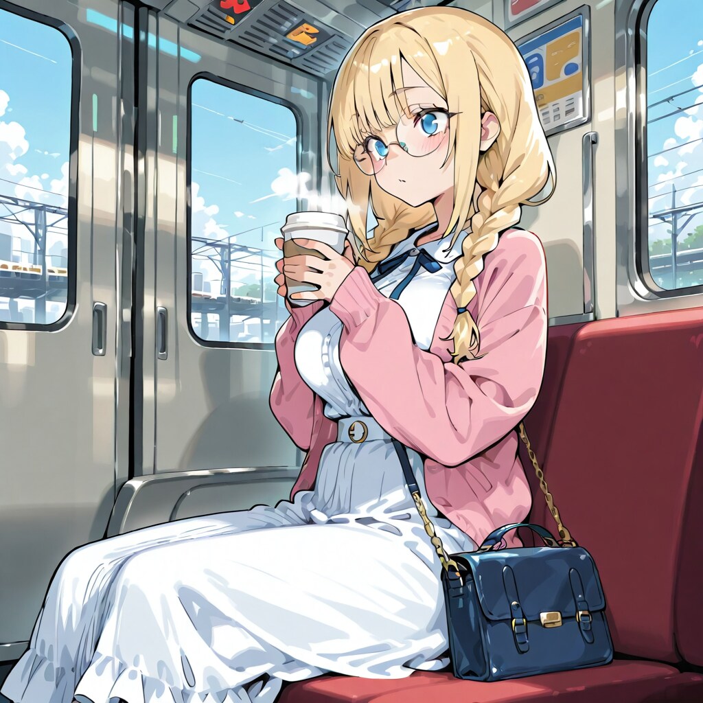 電車で帰宅中