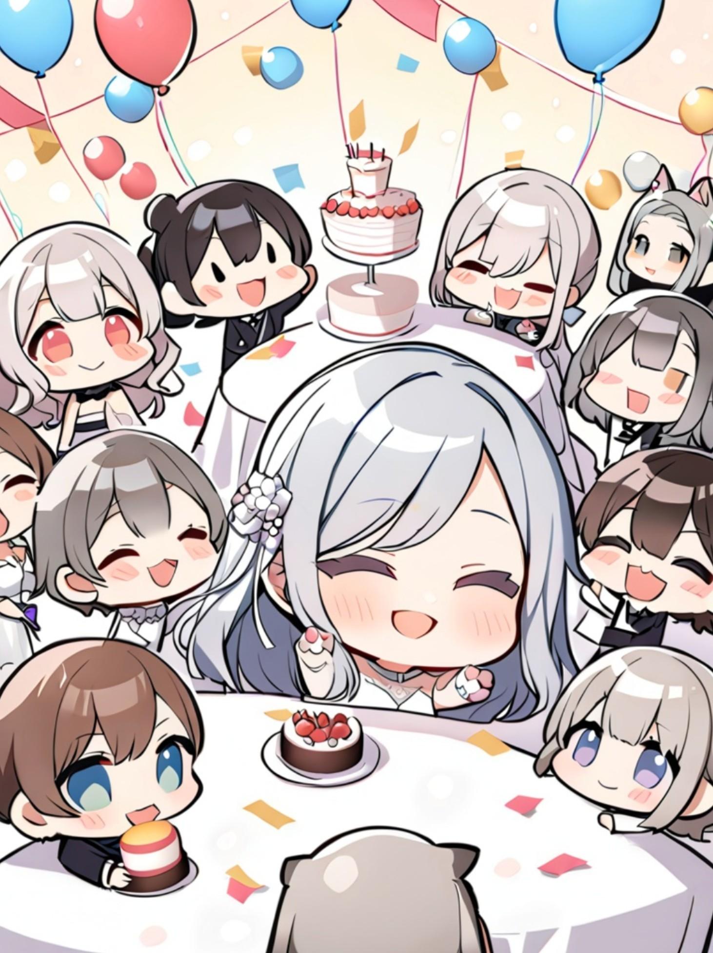銀髪ちゃんの披露宴