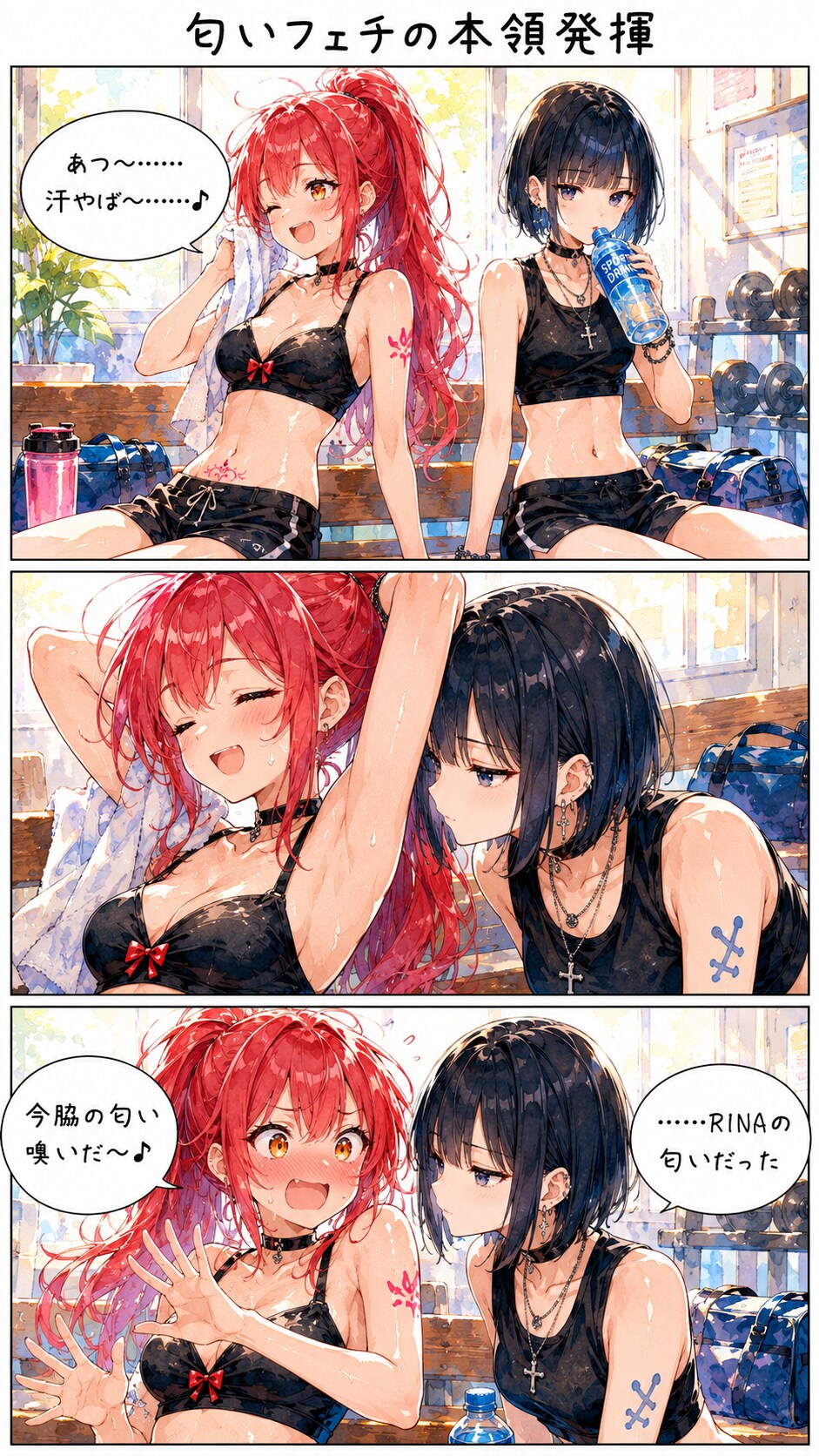 匂いフェチの本領発揮