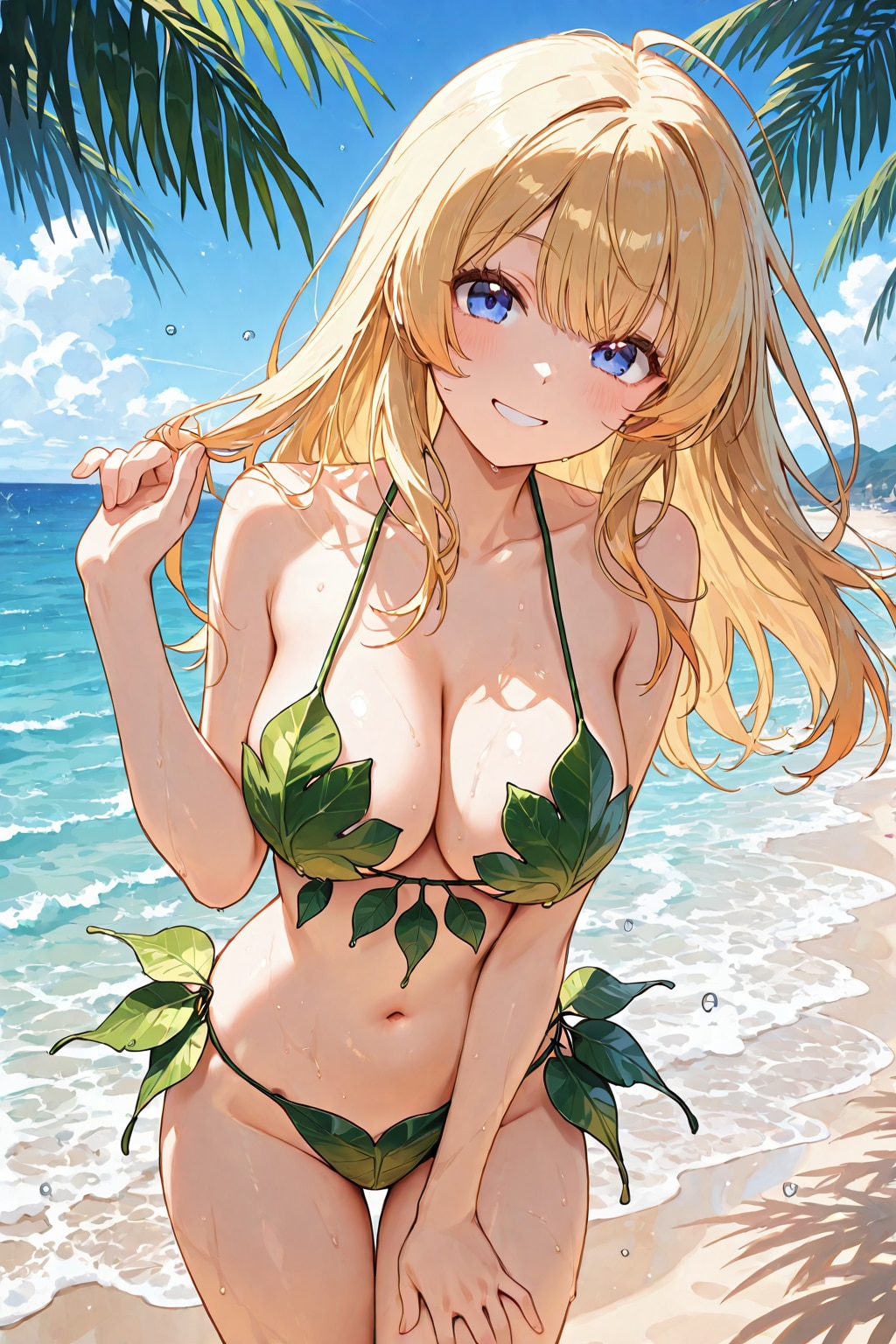 葉っぱビキニ