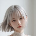 シルバーヘアの女の子 7枚目
