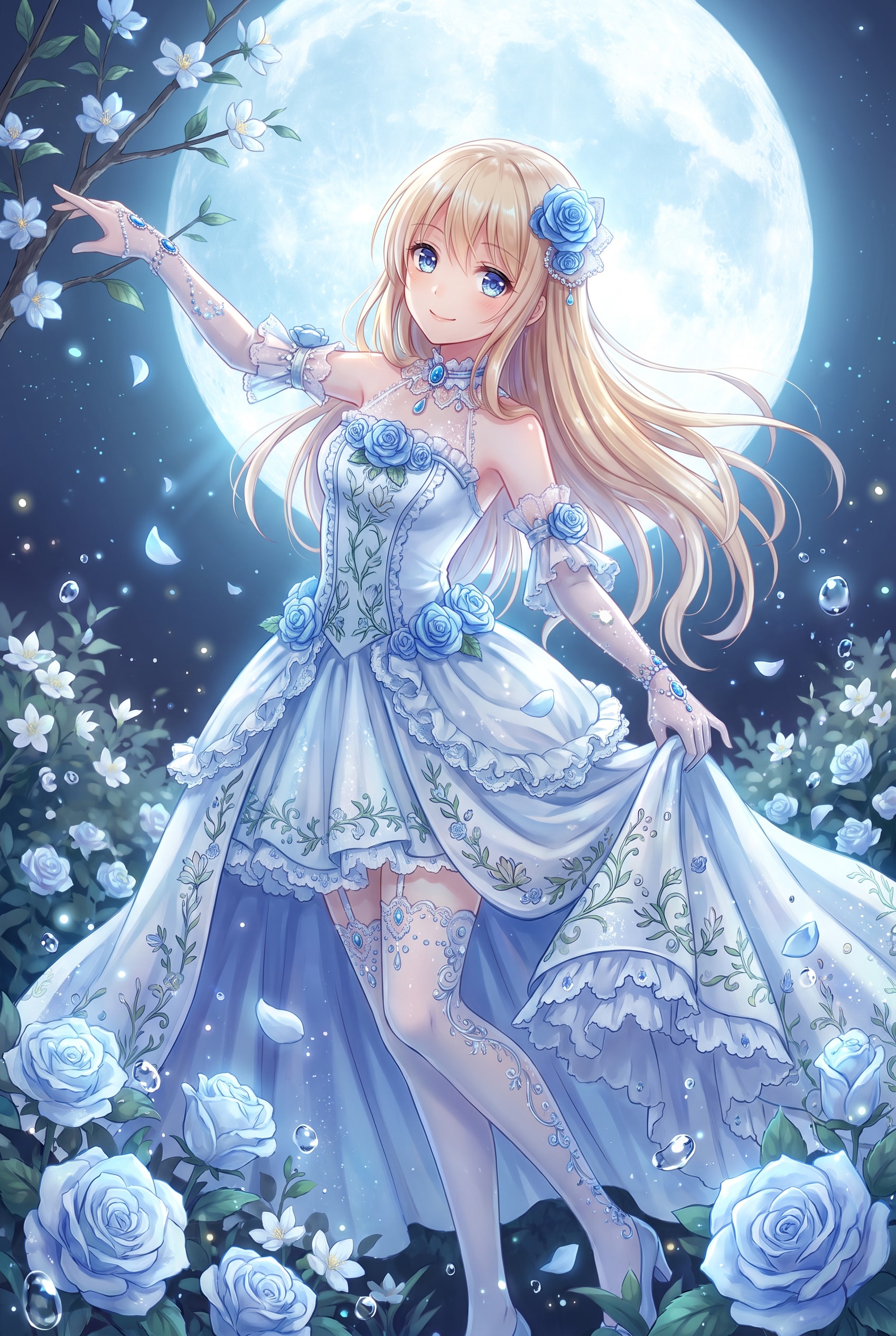 月華蒼薔薇舞姫 | の人気AIイラスト・グラビア