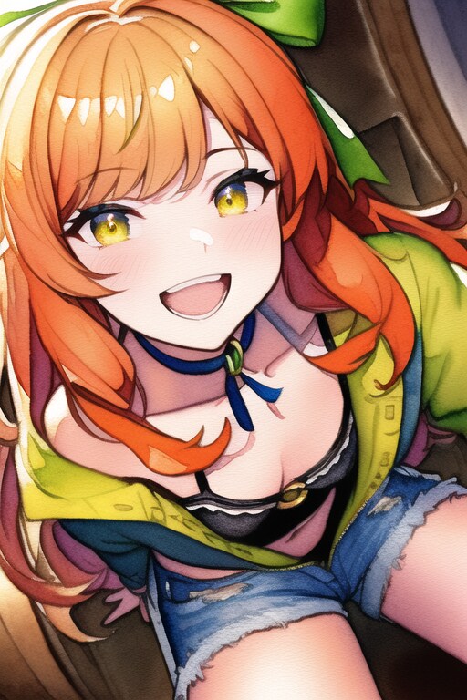 オレンジ髪のギャル子ちゃん001