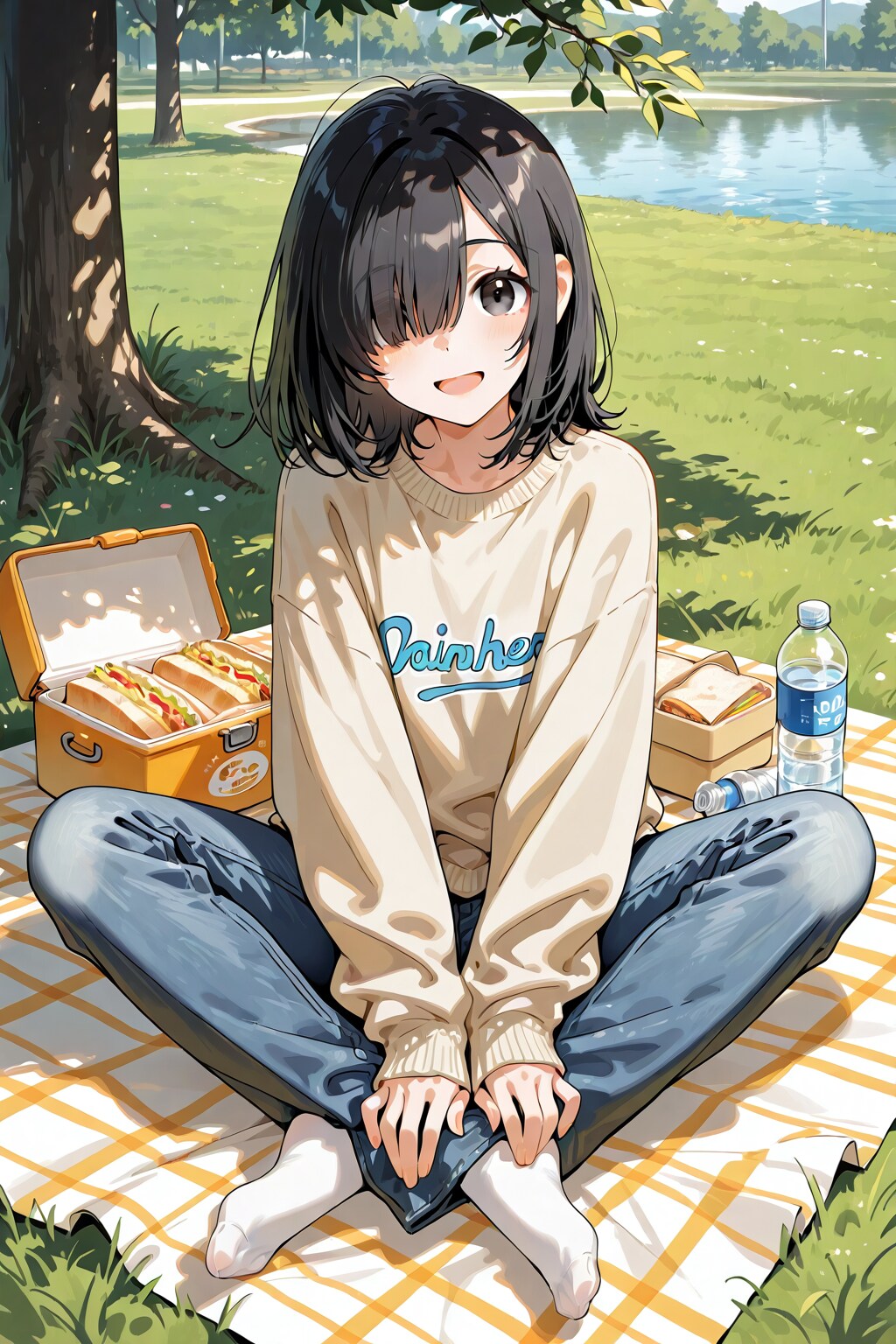 めかくれ女子＃１８６ | の人気AIイラスト・グラビア