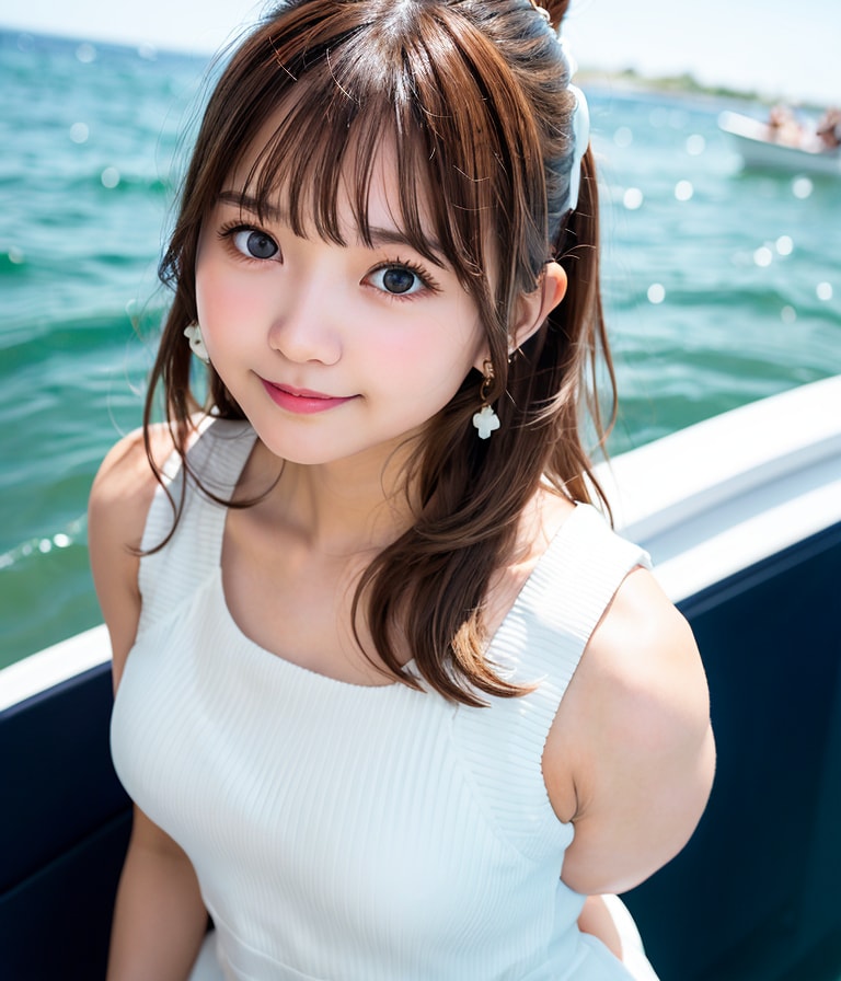 プレジャーボートなんて、初めてです。