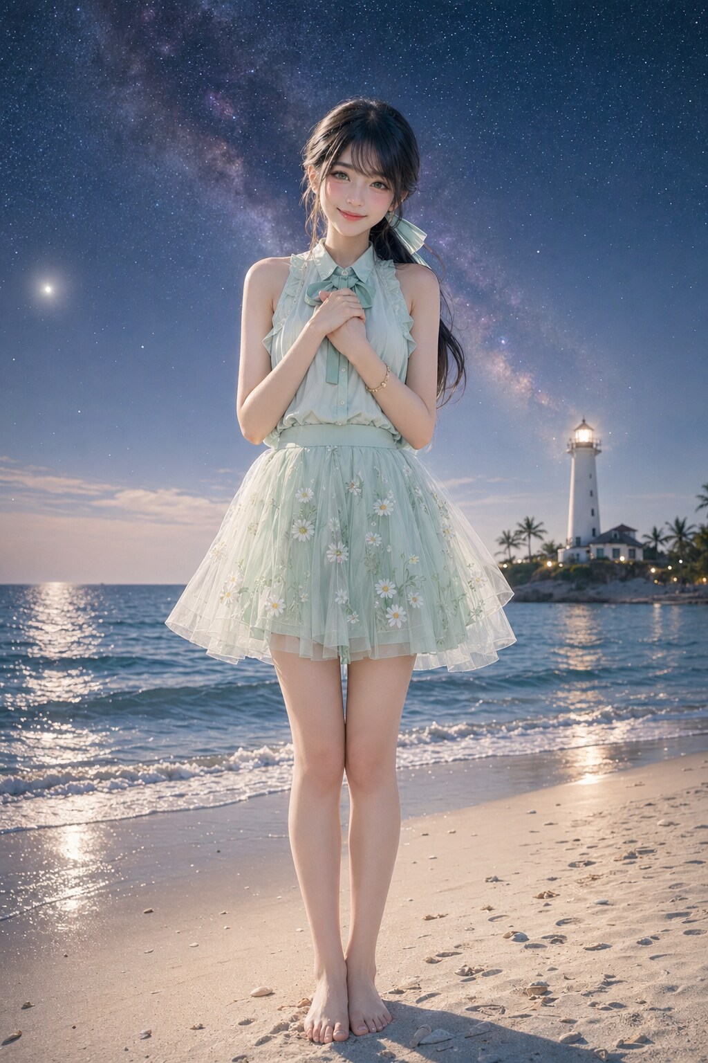 GPTImage2🌊🌟夜の浜辺