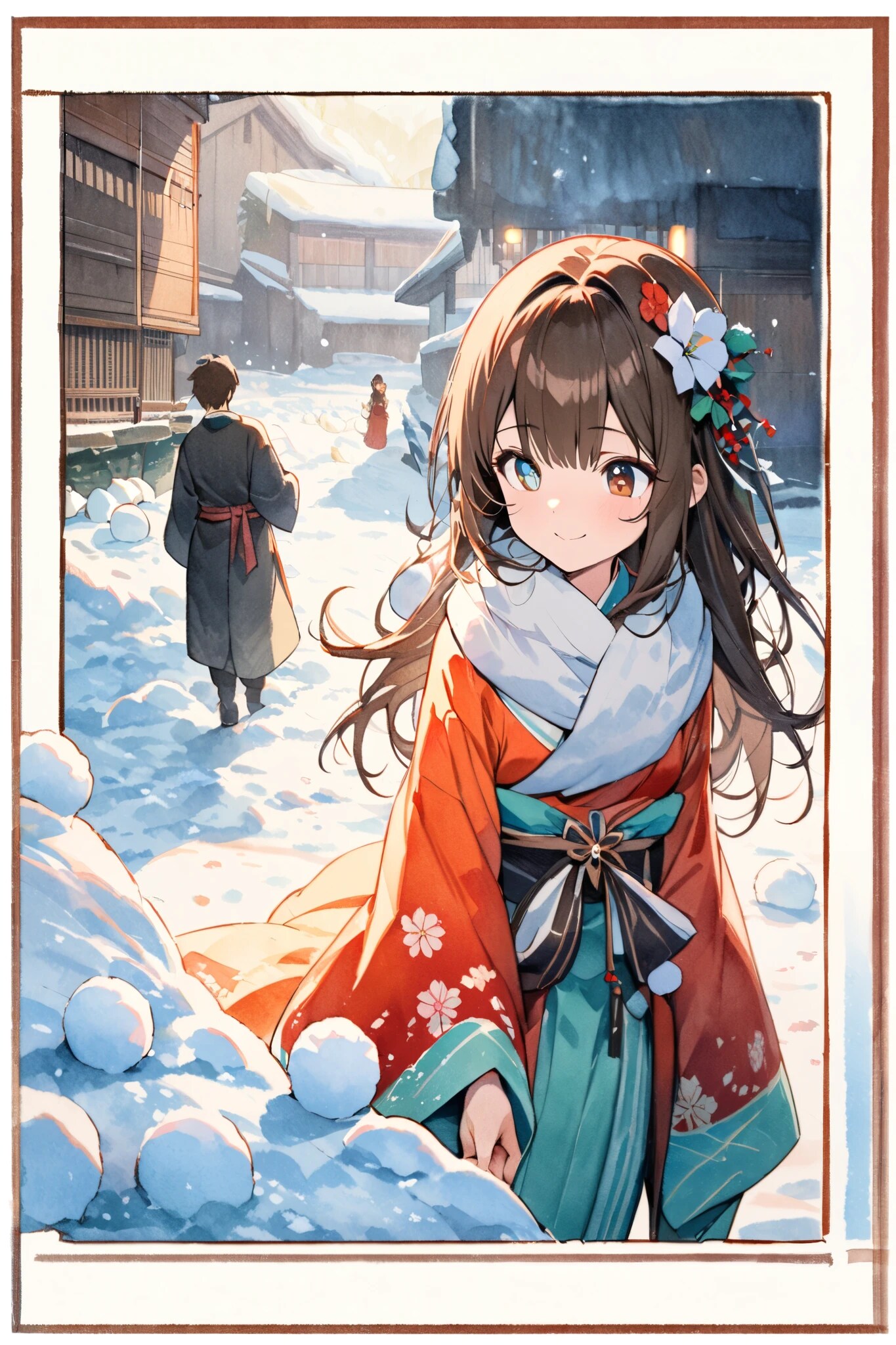 雪の降った翌日の昼 | の人気AIイラスト・グラビア