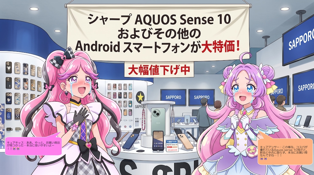キッスとアンサー、スマホ価格に一喜一憂する_