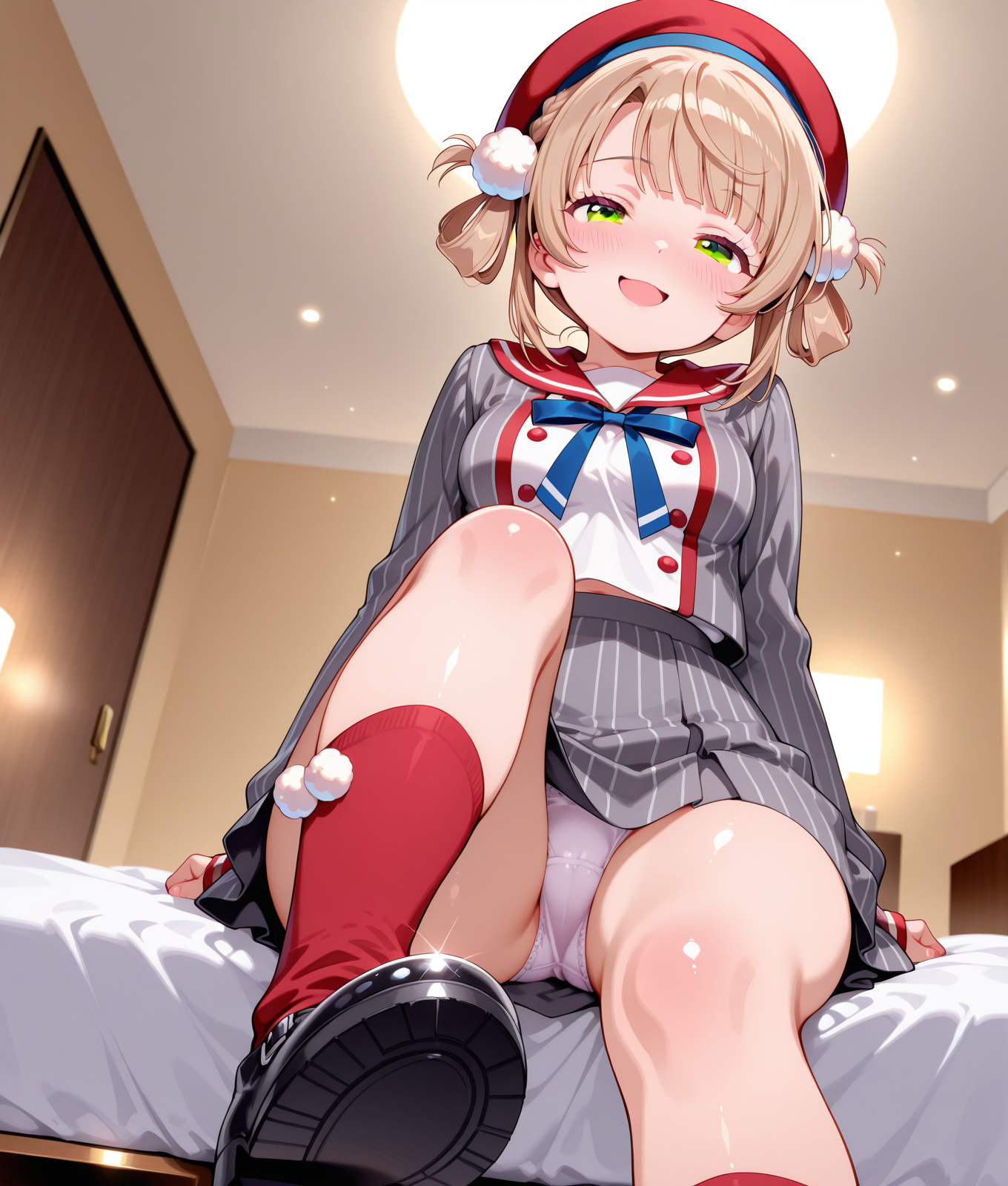 うわ……本当に踏まれて喜んでる。かわいそ