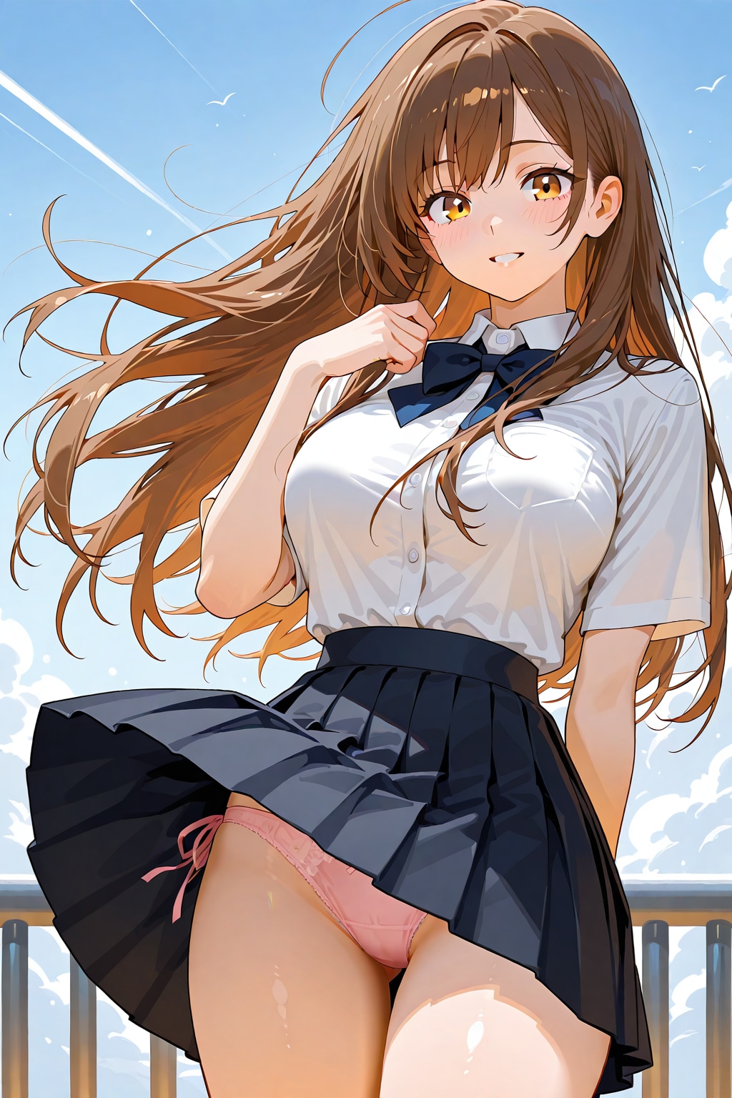 夏の涼しげな風ちら