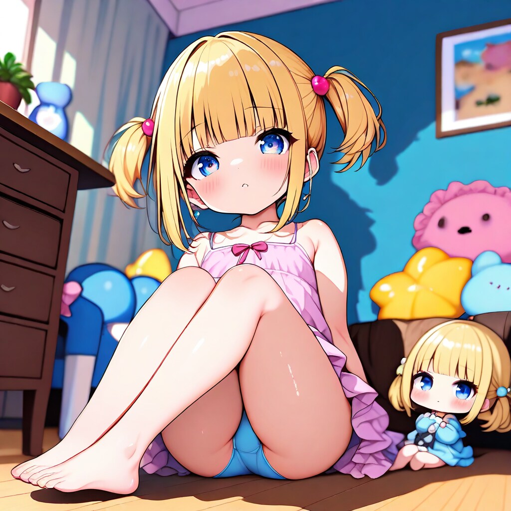 部屋でくつろぐ♪