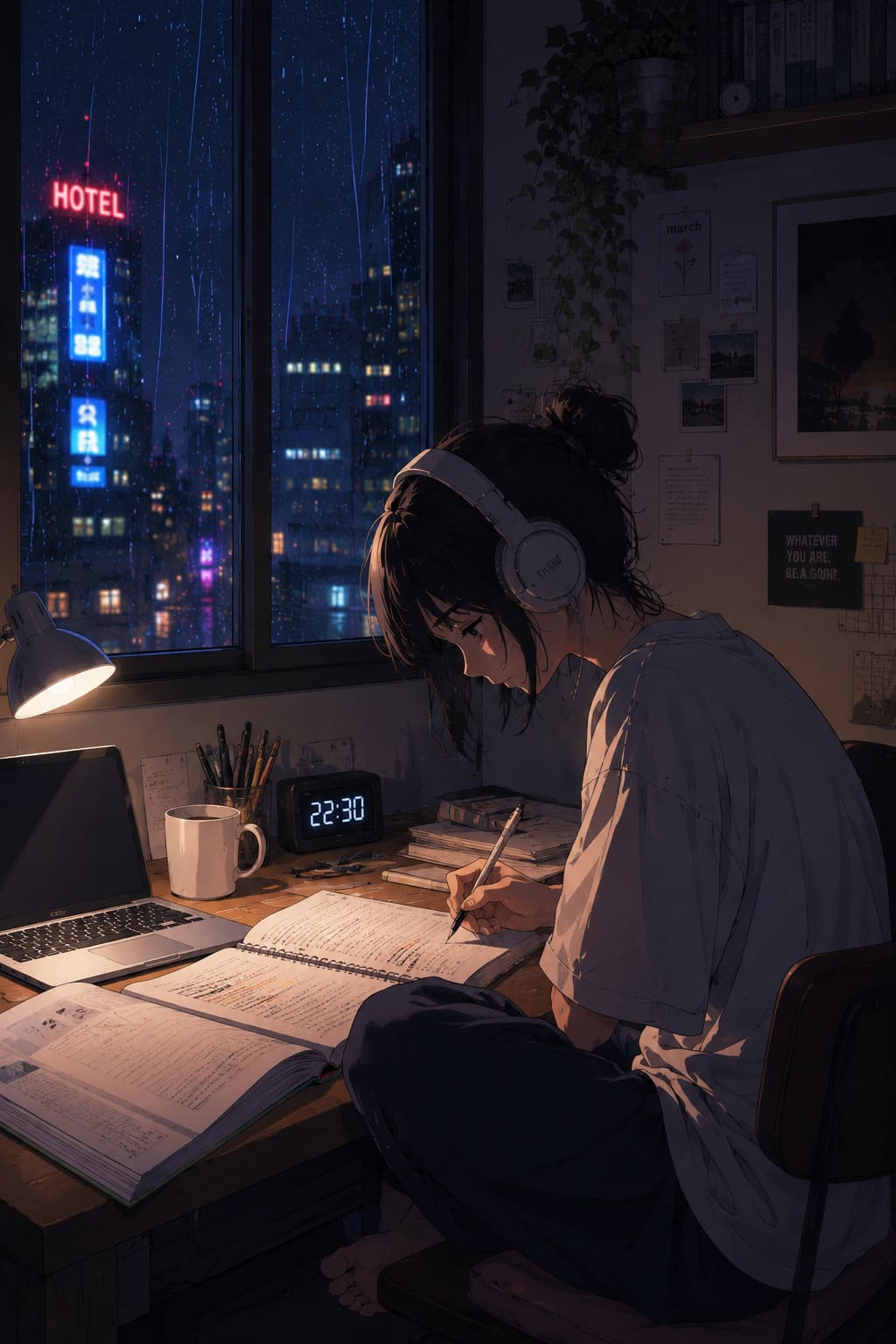 22:30 Studying