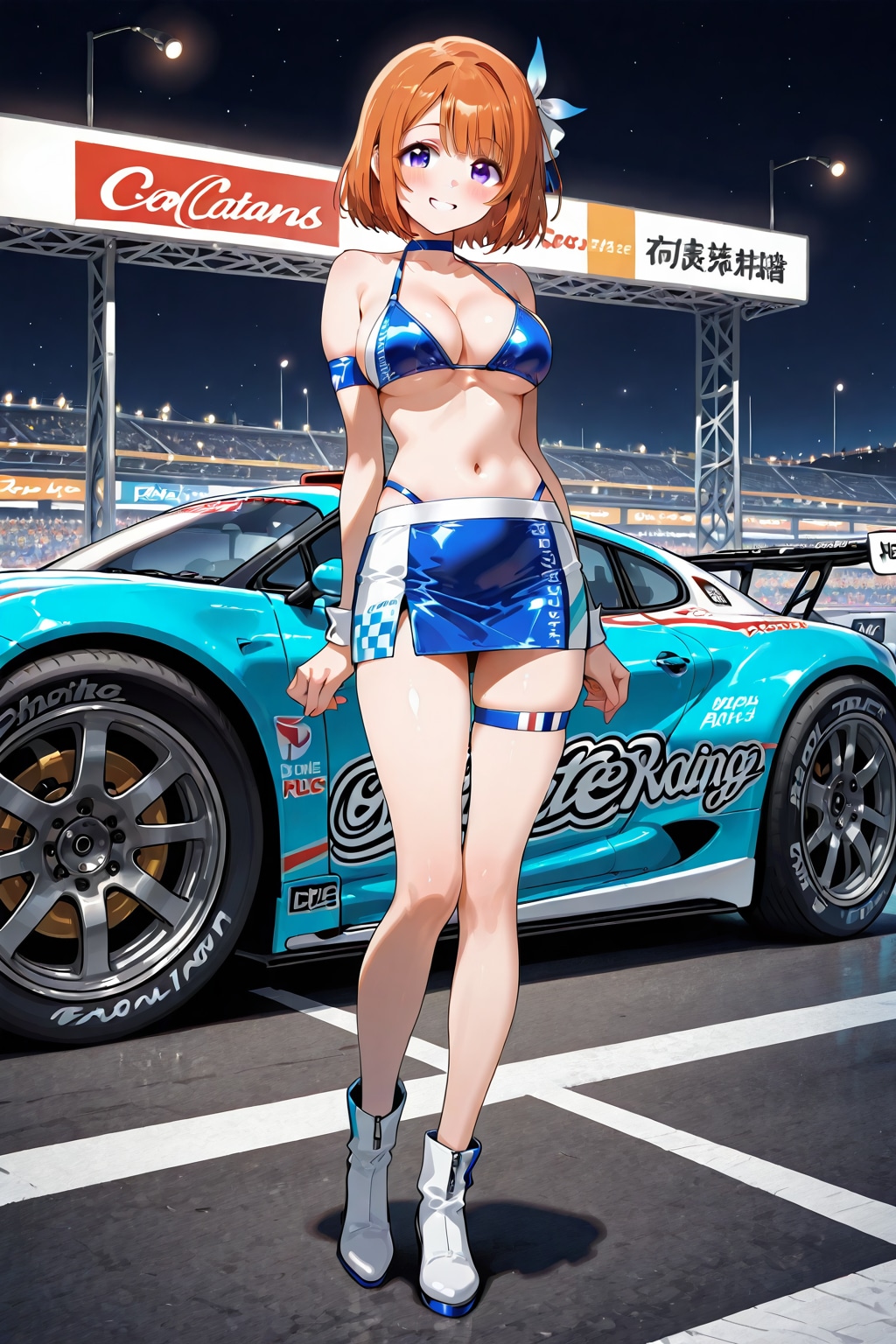 彼女はレースクイーン。
