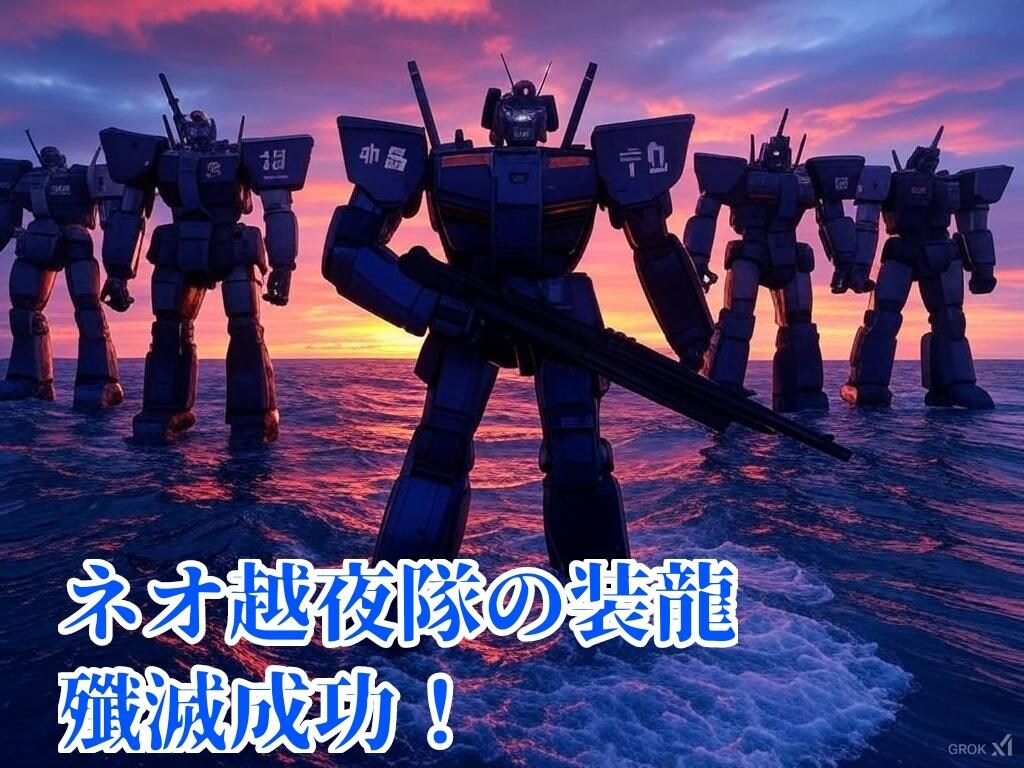 『ネオ越夜隊、装龍、撃滅！』【ニャンノ世界】