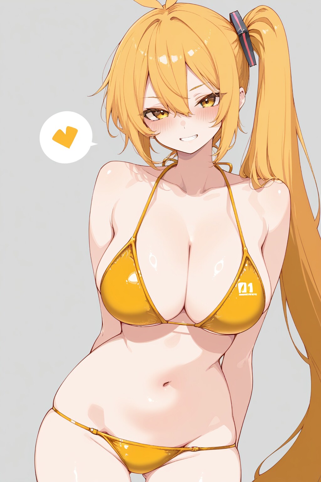 黄ビキニ