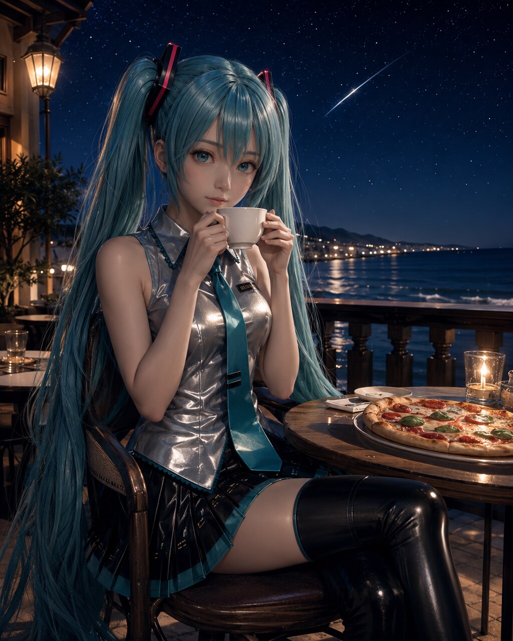 星空の見えるレストラン