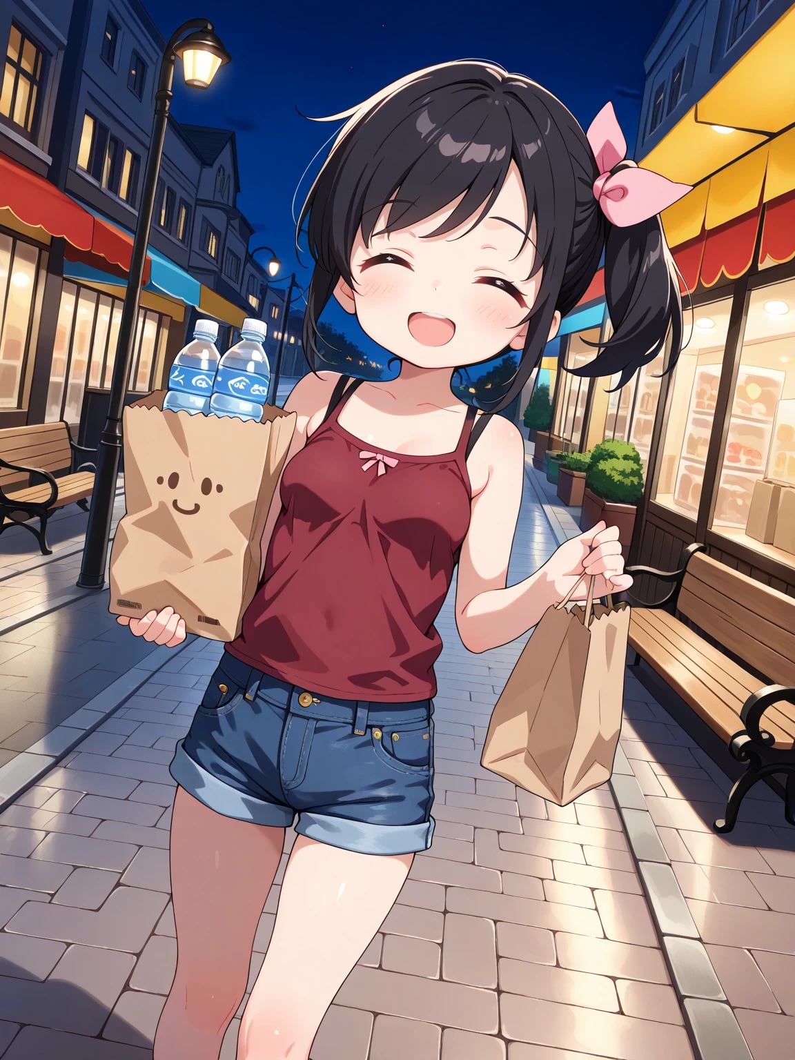 買い物帰り2