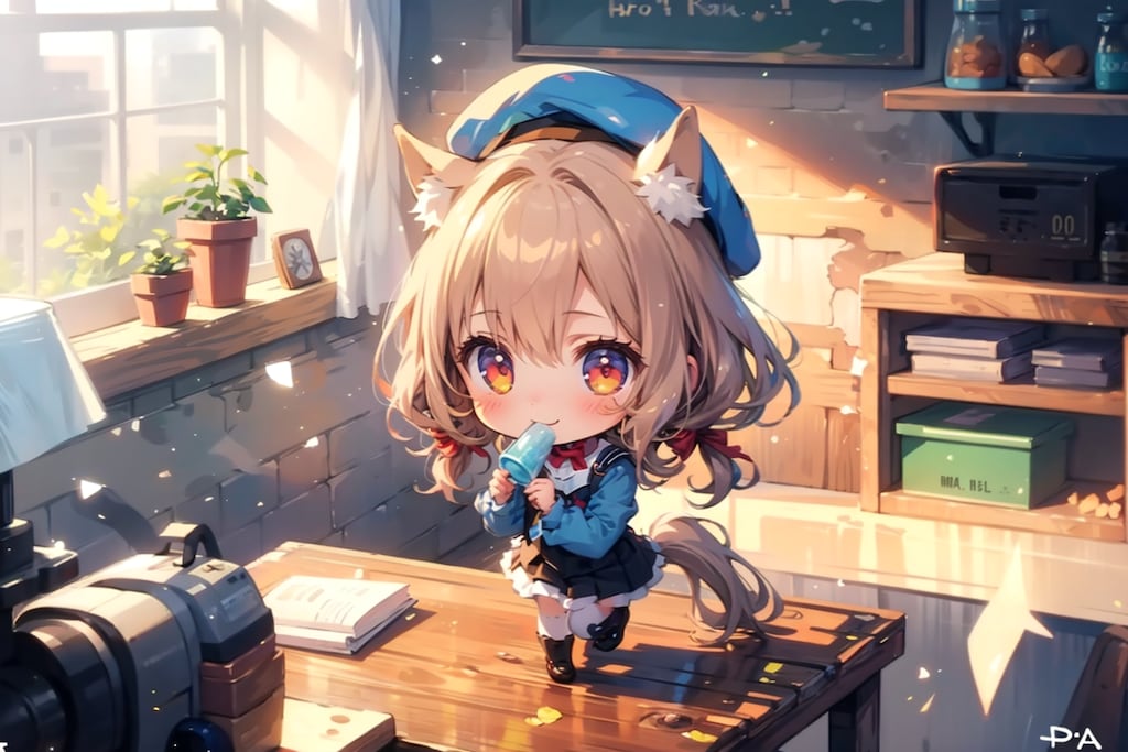 ちびちゃんの、練習生成。