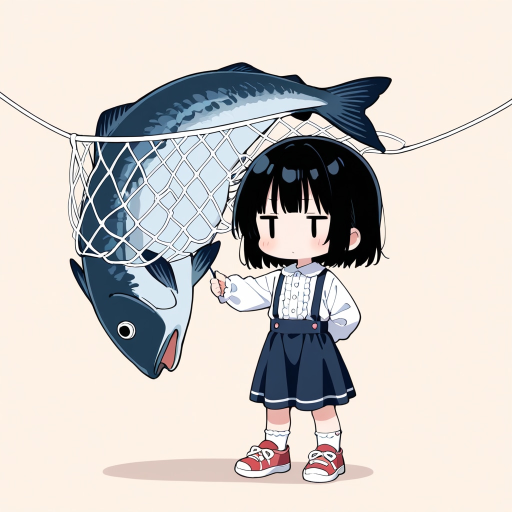 イトウを捕まえてみる | の人気AIイラスト・グラビア