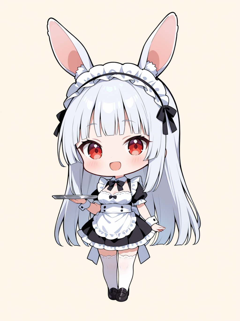 うさ耳メイドちびきゃらフィギュア４体セット