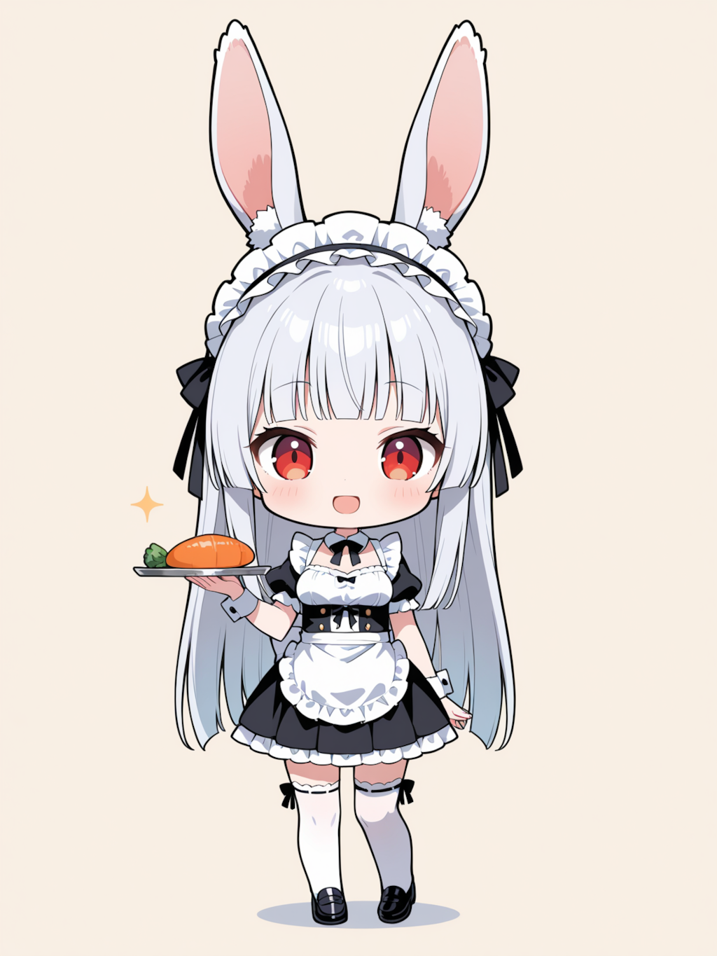 うさ耳メイドちびきゃらフィギュア４体セット