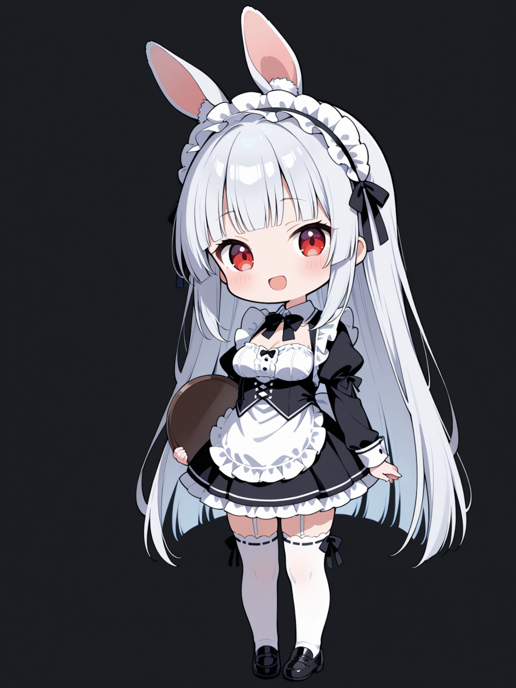 うさ耳メイドちびきゃらフィギュア４体セット