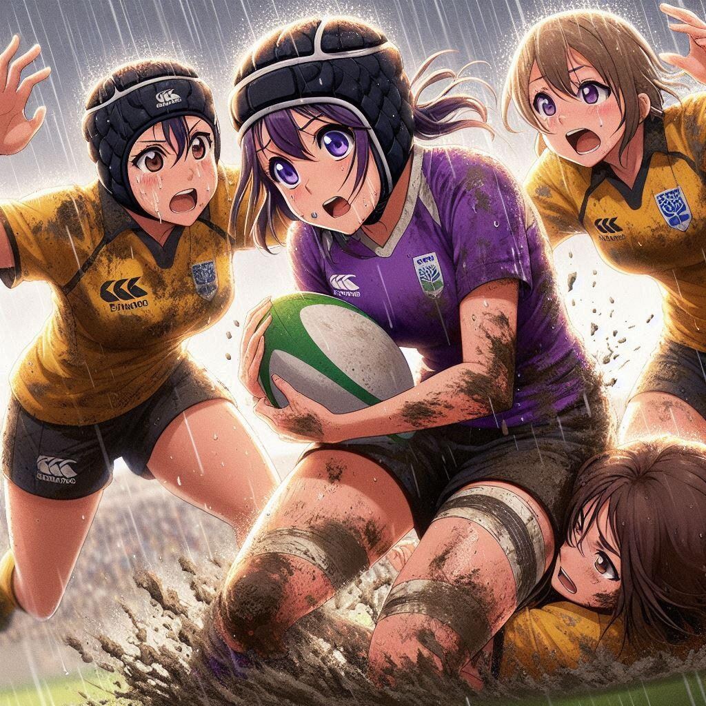 🏉泥まみれの女子ラグビー 121
