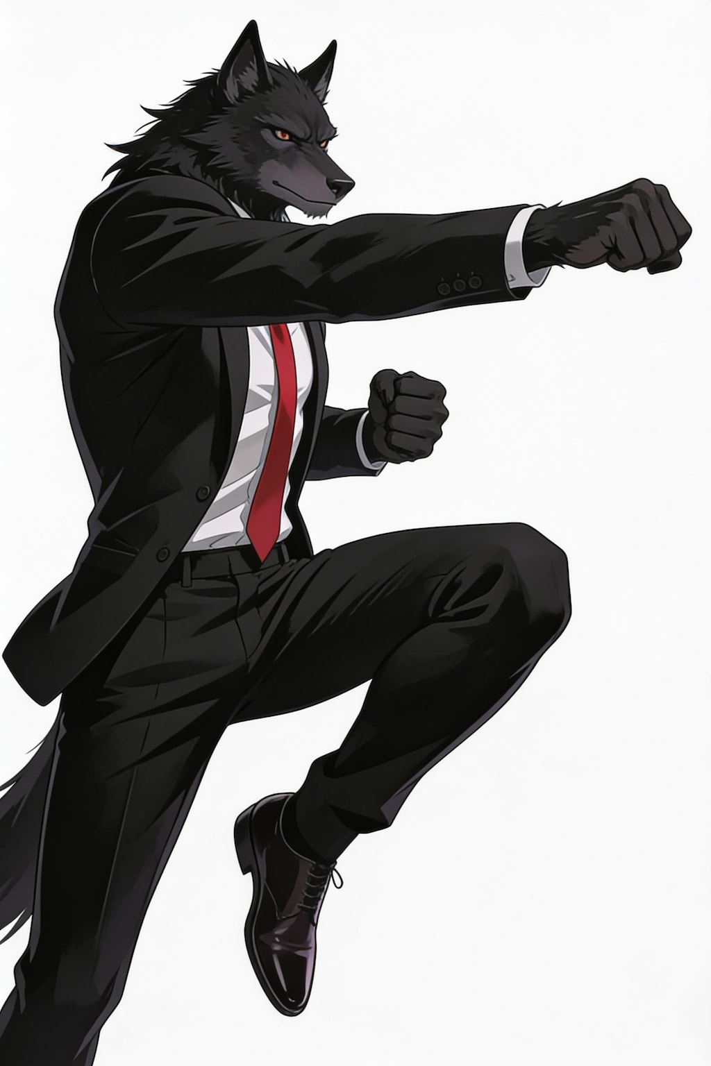 #垂直上りジャンプパンチ企画(ウルフ君)