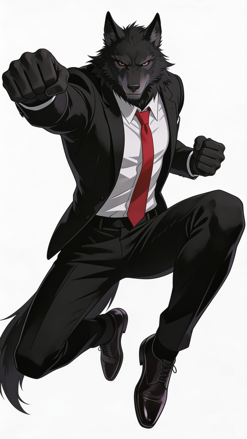#垂直上りジャンプパンチ企画(ウルフ君)