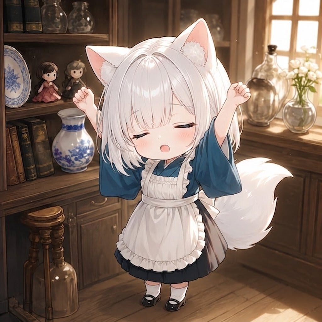 ん～っ