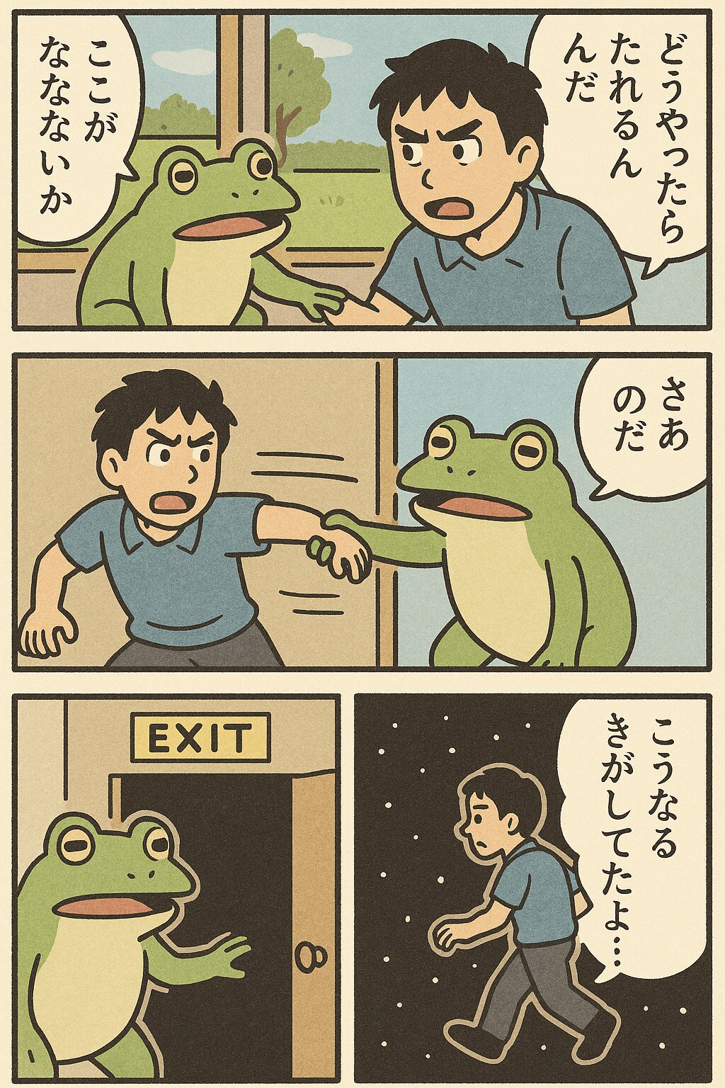 ばくはつ かえる