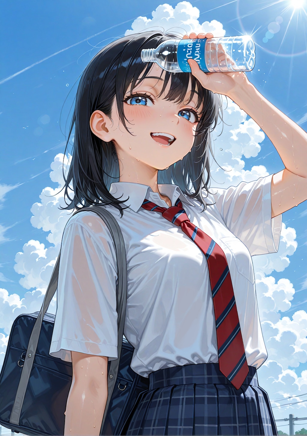練習帰りの夏