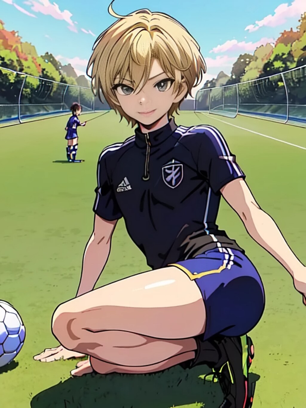 サッカー少年　【金】