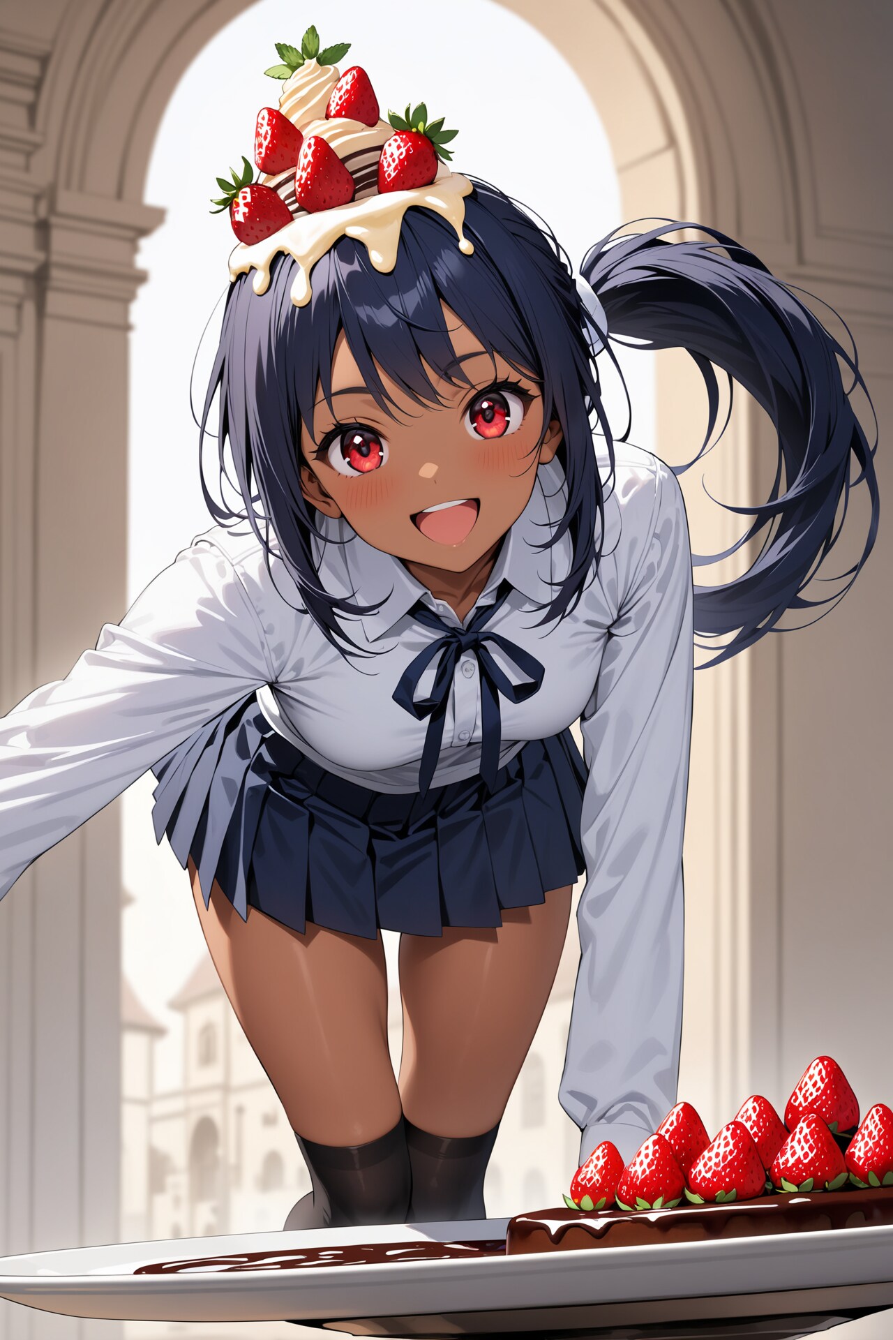 ケーキの妖精を擬人化＋JK化 | の人気AIイラスト・グラビア