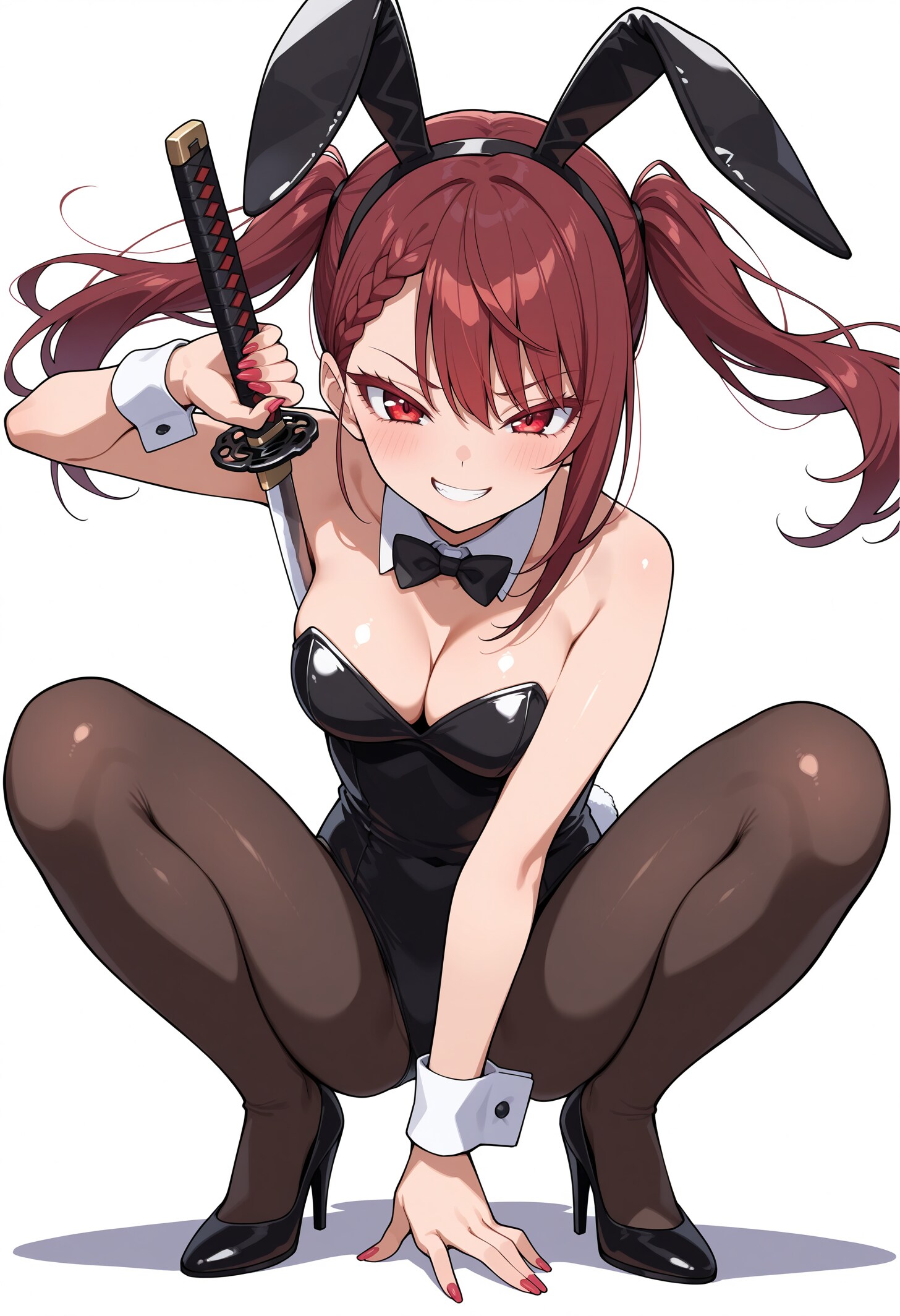 メスガキバニーと刀