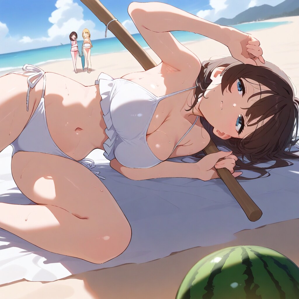 スイカ割りの模索中