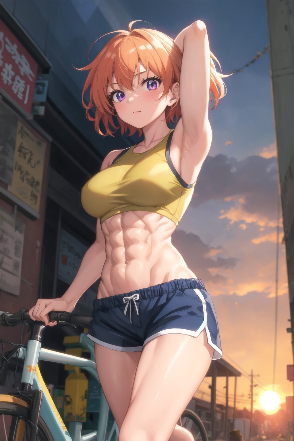 腹筋サイクリング