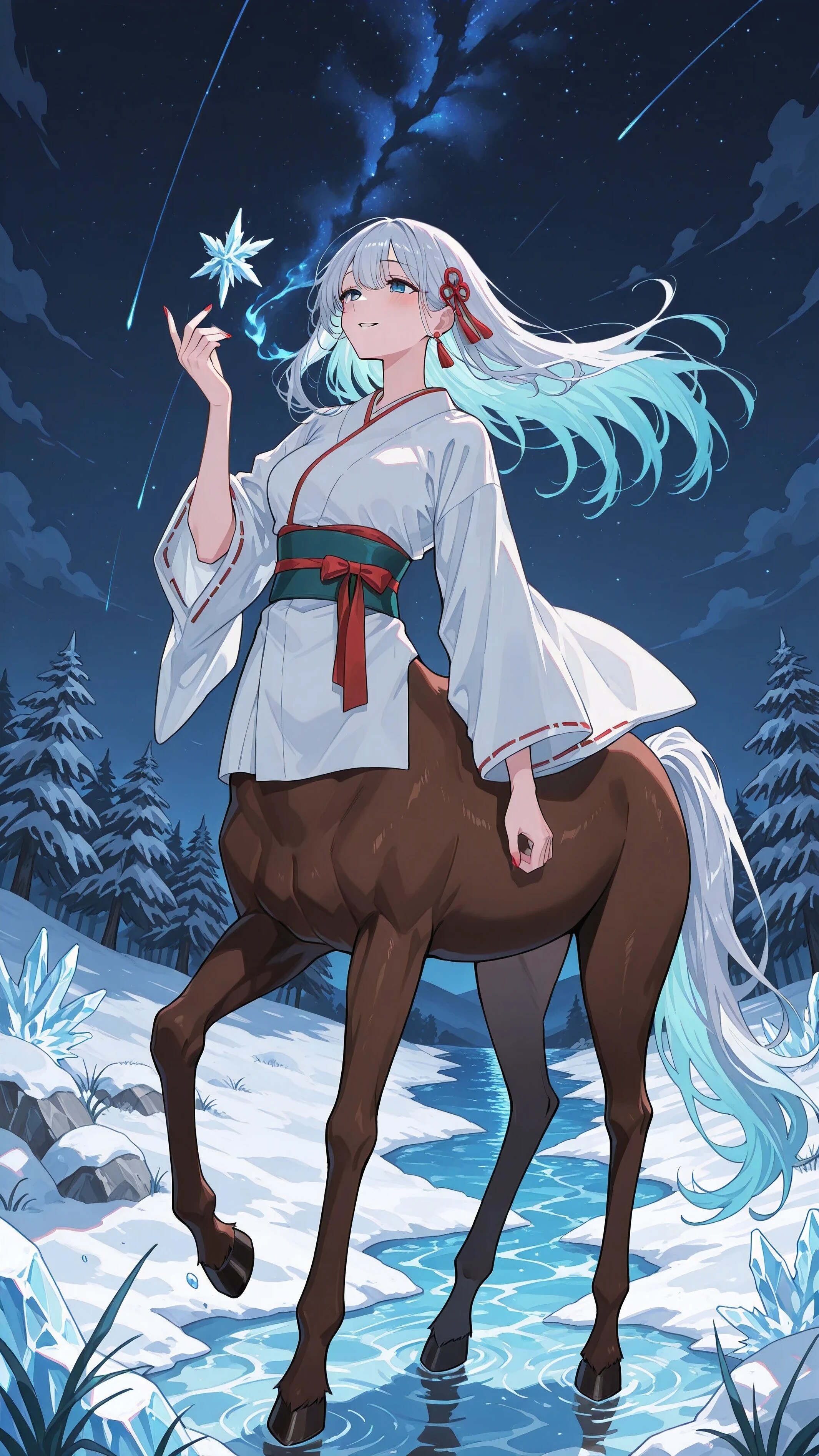 冬の夜に見続けて……